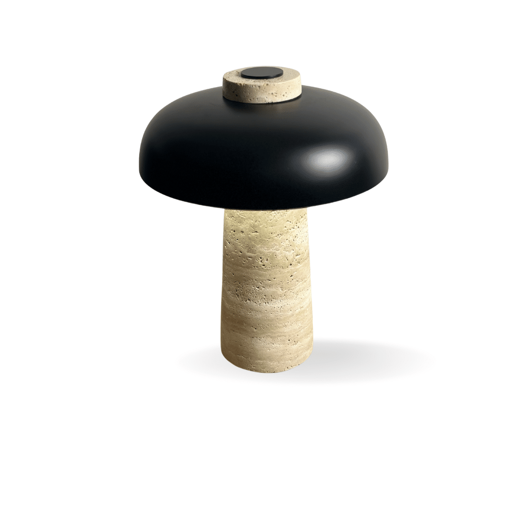 Palmela Travertin Tischlampe