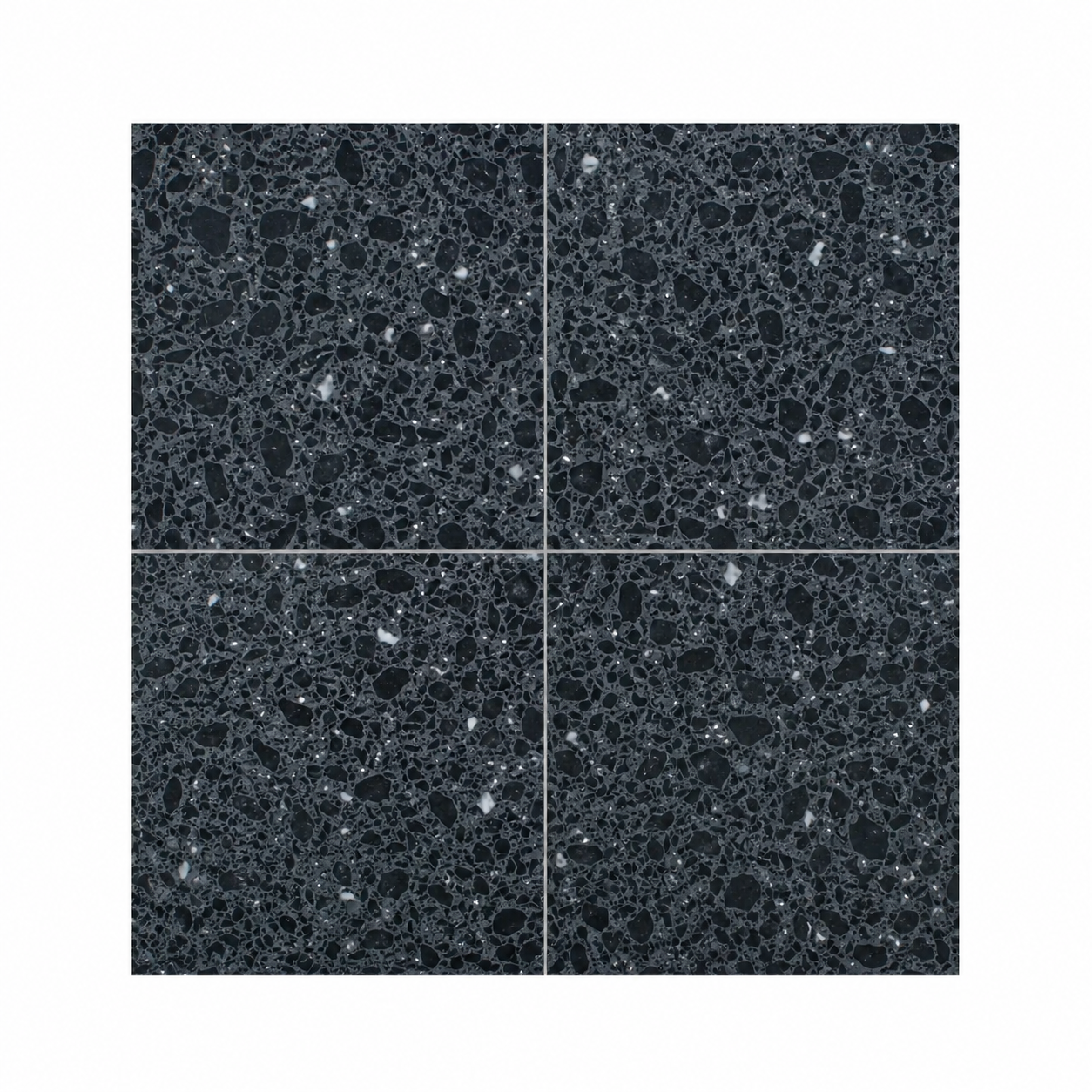 RMC Marmor Terrazzo Fliese Merrazzo Black