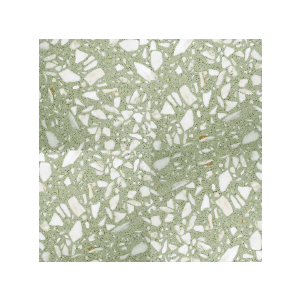 RMC Marmor Terrazzo Fliese Verde Estremoz