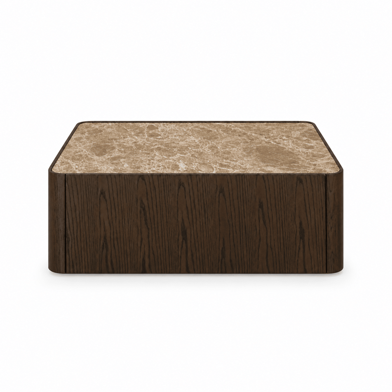 Seia Marron Emperador Light Seia Marmor Couchtisch